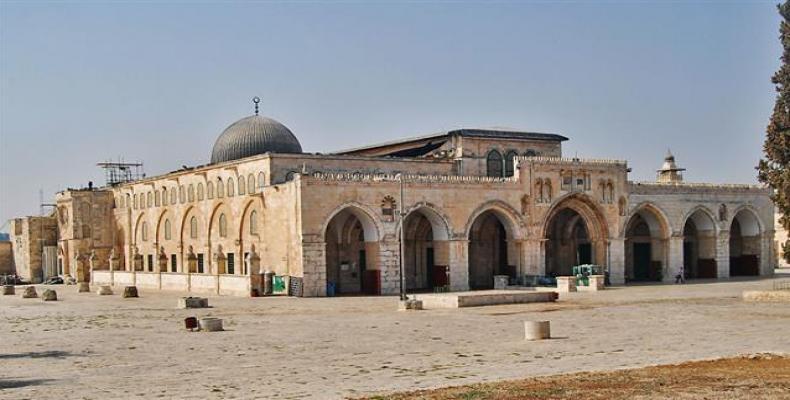 File photo shows al-Aqsa mosque in Jerusalem.  Photo: AFP