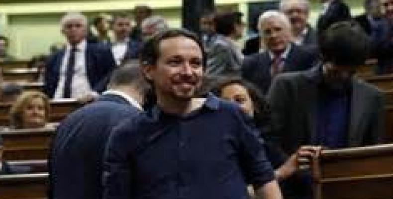 Pablo Iglesias en Congreso de Diputados