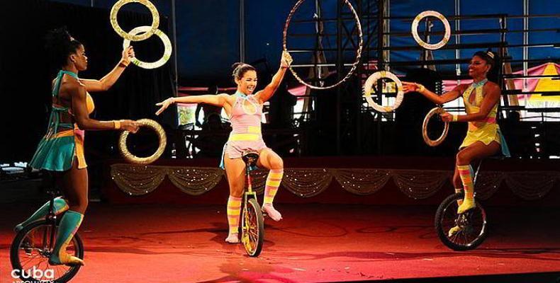 El Circo Nacional de Cuba se presenta en la occidental provincia de Pinar del Río.Foto:Internet.