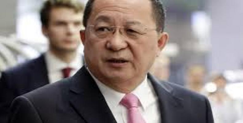 North Korean Foreign Minister Ri Yong-ho