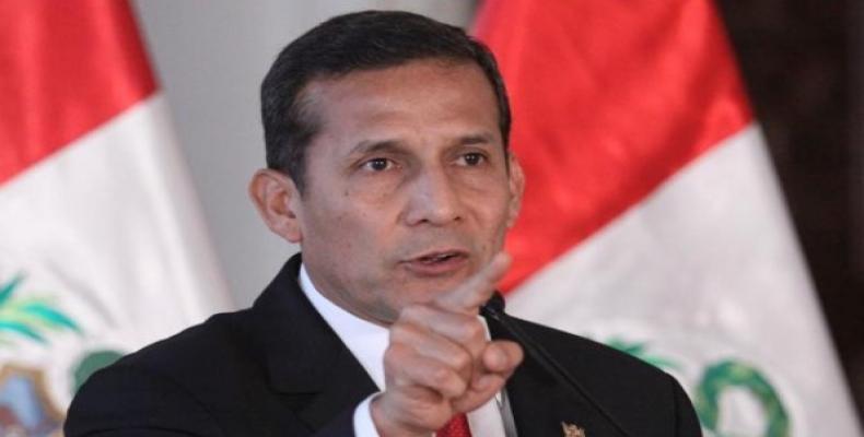 Presidente de Perú, Ollanta Humala.