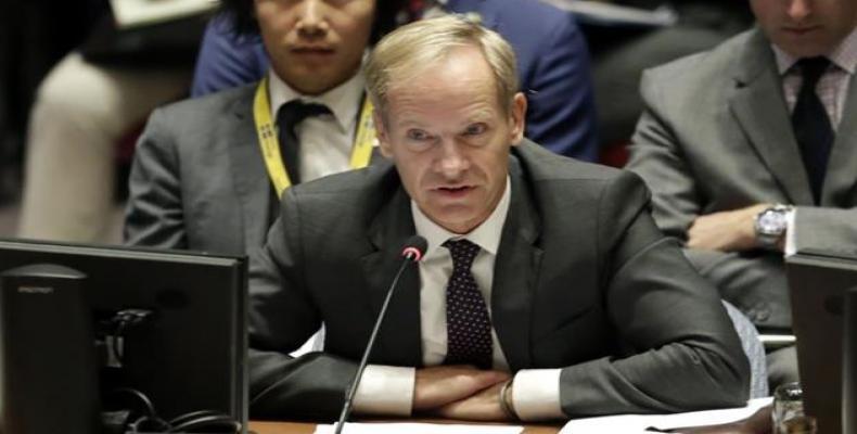 Sweden's UN Ambassador Olof Skoog.  Photo: AFP