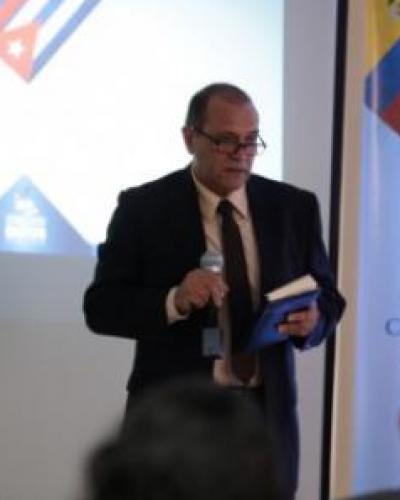 Viceministro cubano de Justicia, Francisco García Henríquez. Foto: Embacuba Ecuador