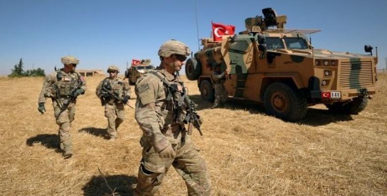 U.S. soldiers during a joint U.S.-Turkey patrol, near Tel Abyad, Syria. (Photo: Reuters)
