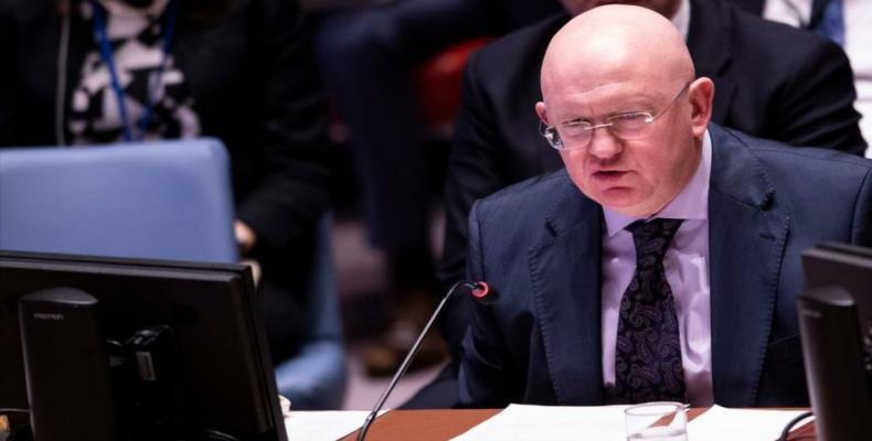 Embajador ruso ante la ONU, Vasili Nebenzia