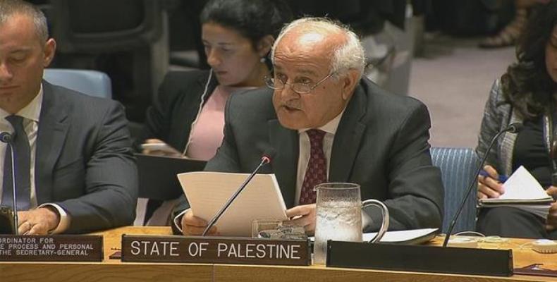 Palestinian Ambassador to the United Nations Riyad Mansour