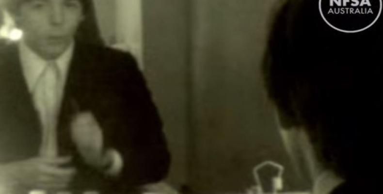 Australia publica imágenes inéditas de los Beatles. (Foto/NFSA) Australia publica imágenes inéditas de los Beatles. (Foto/NFSA)