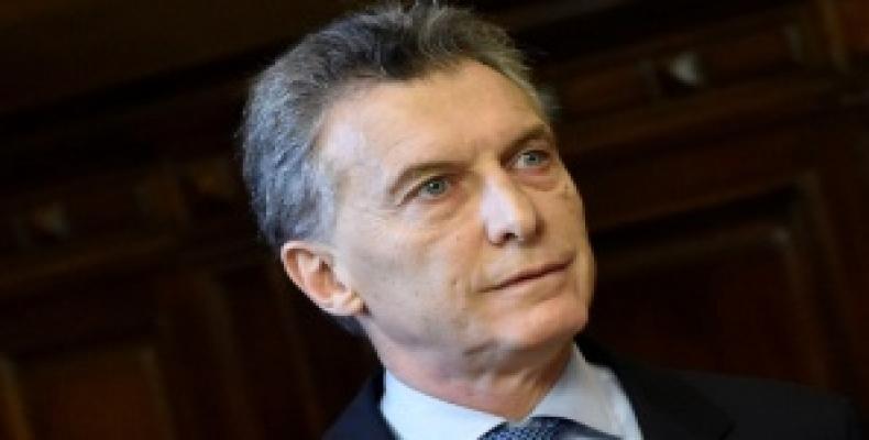 Argentinean President Mauricio Macri