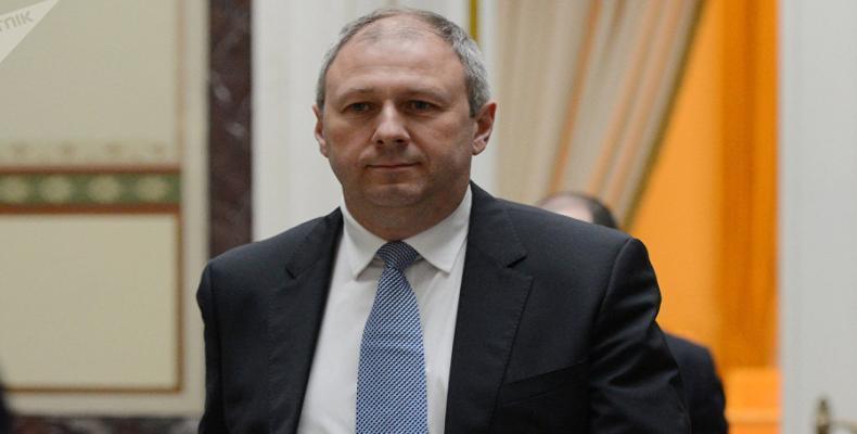 Rumas sustituirá a Andri Kobiakov, en el cargo desde el año 2014. Foto: Sputnik Mundo