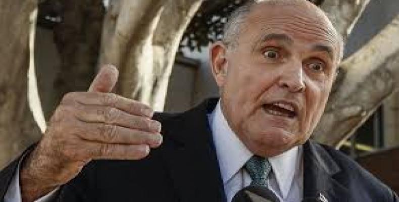 Former New York City Mayor Rudy Giuliani