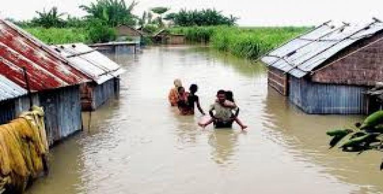 The Congo River burst its banks due to heavy rainfall in Kinshasa.  (Photo: Reuters)