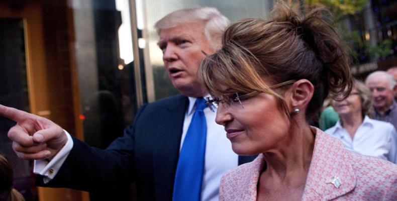 Trump y Palin