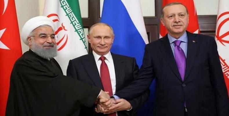 Presidentes de Irán, Rusia y Turquía