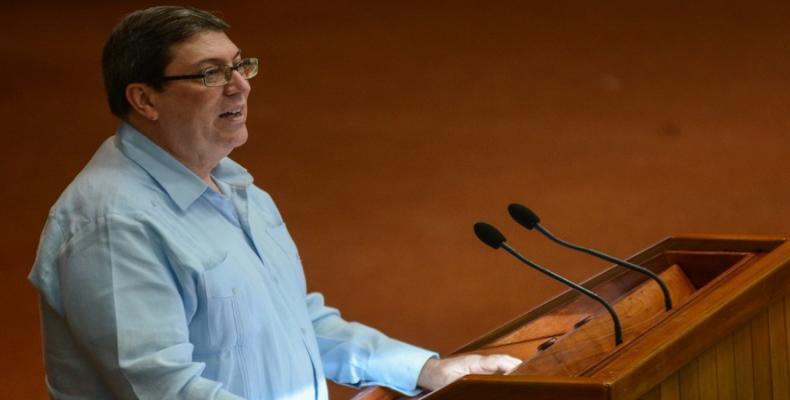 Rodríguez reiteró el apoyo de Cuba al reclamo mundial por la liberación del expresidente Luiz Inácio Lula da Silva. Foto: Marcelino Vázquez Hernández
