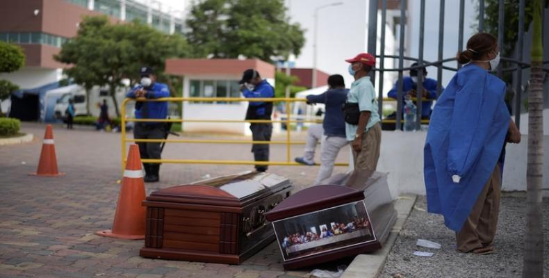 Muertos por Covid en Ecuador