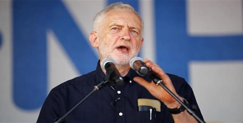 File photo shows UK Labour Party leader Jeremy Corbyn.  Photo: BBC