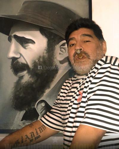 Foto: Tomada del Facebook de Diego Armando Maradona.