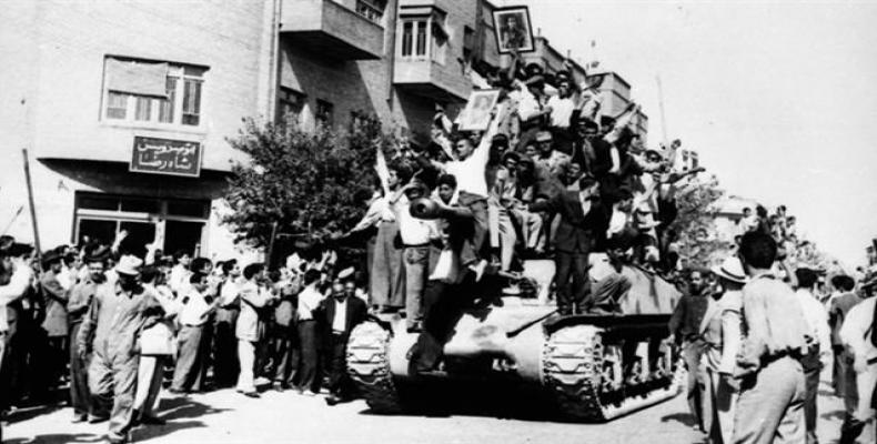 Archive picture shows riots on August 19, 1953, when a US- and UK-engineered coup toppled Iran's democratically-elected government.   Photo: Press TV