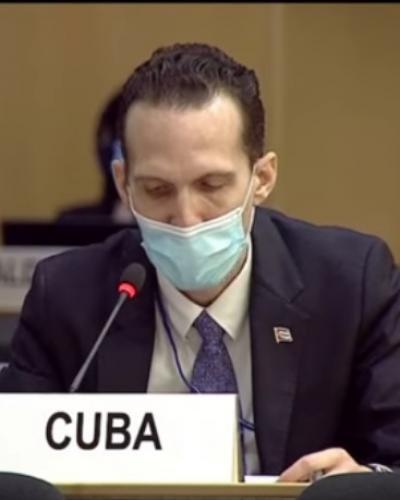 Jairo Rodriguez, Cuba's representative in Geneva, Human Rights Council