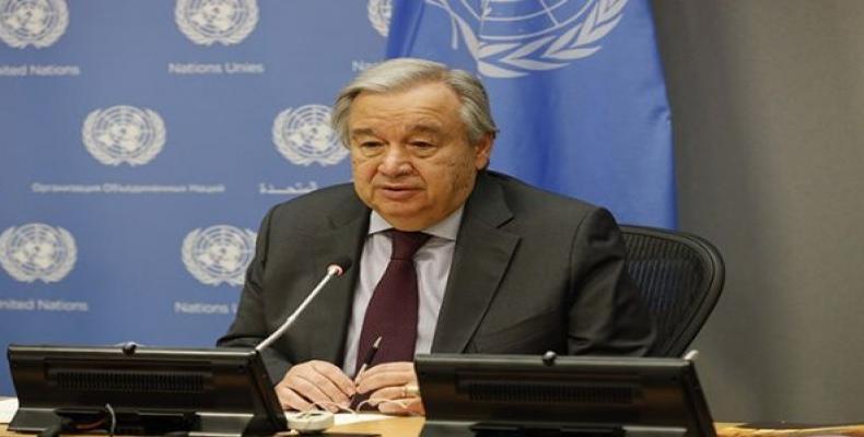 António Guterres, ĝenerala sekretario de  UN