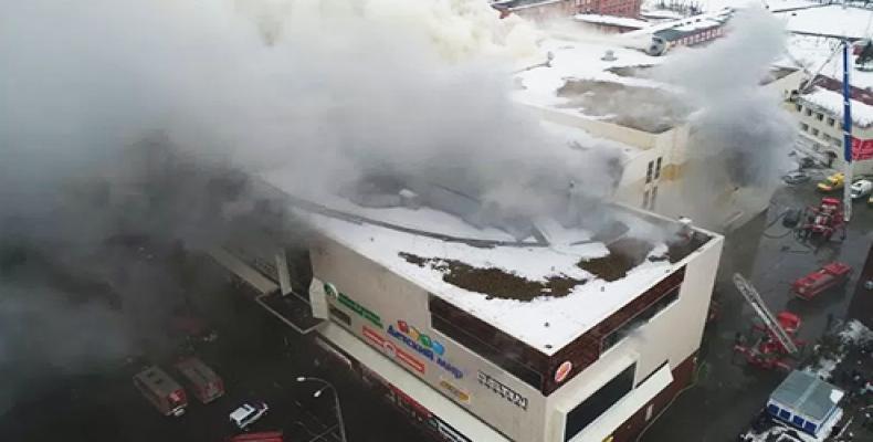 Children are still missing in deadly Kemerovo mall blaze. Photo Top Ten Media