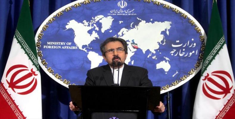 Bahranm Qasemi, vocero de cancillería iraní. Foto/HispanTV