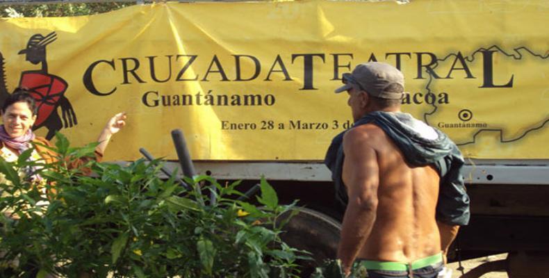 La cruzada Teatral Guantánamo–Baracoa es un moviendo cultural y artístico que incursiona en las zonas montañosas del oriente cubano. Foto: Archivo