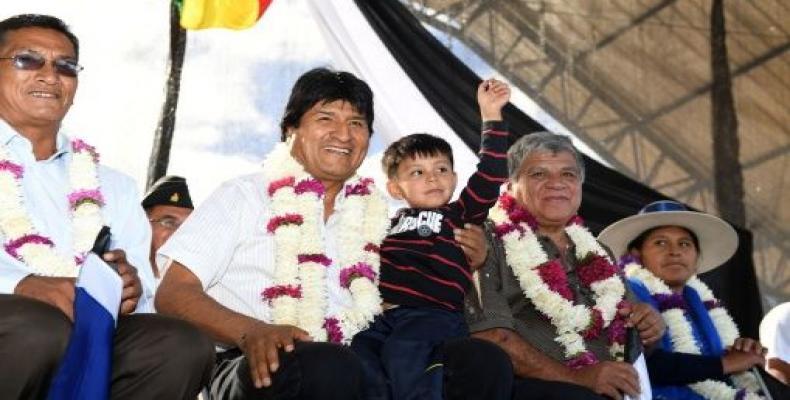 Evo Morales en Aiquile