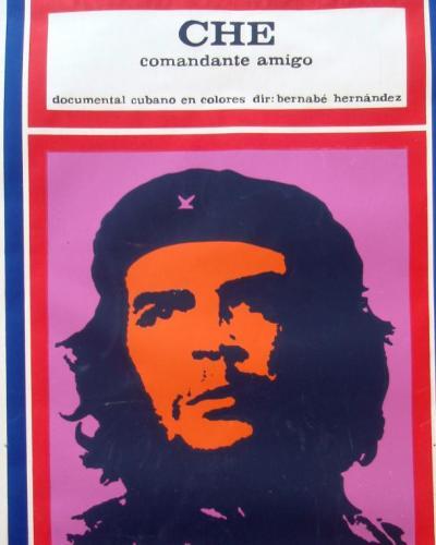 La muestra incluye materiales dedicados al guerrillero Ernesto Che Guevara. Foto tomada de Internet