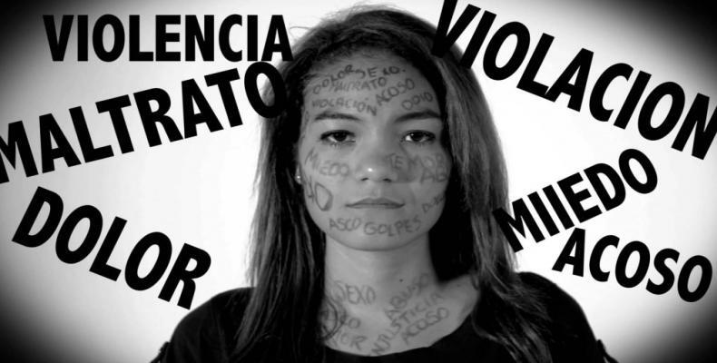 Continúa en Cuba Campaña contra la violencia de mujeres y niñas.Imágen:Internet.