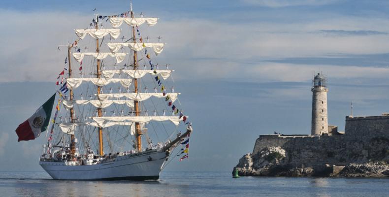 Esta visita forma parte del Crucero de Instrucción Velas Latinoamérica 2018, que la nave inició recientemente.