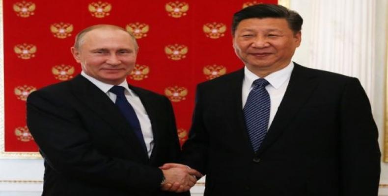 Vladimir Putin y Xi Jinping