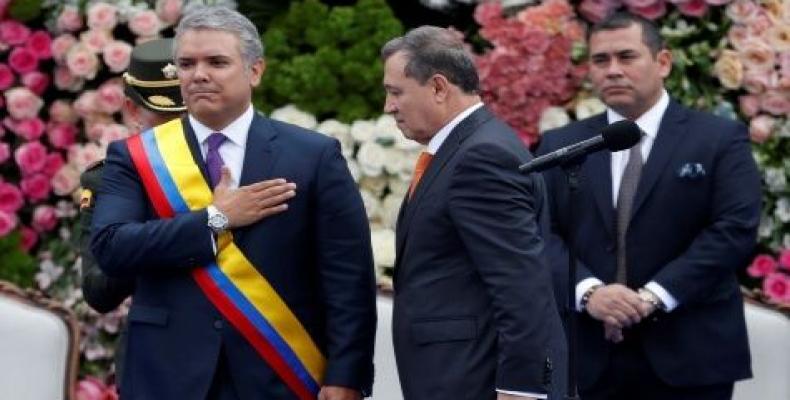 Duque ganó la segunda vuelta de las elecciones el 17 de junio como candidato del partido de derecha Centro Democrático. Foto: Reuters