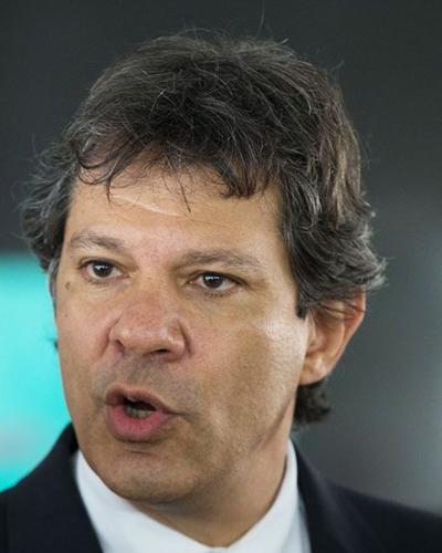 Excandidato presidencial del PT, Partido de los Trabajadores de Brasil, Fernando Haddad
