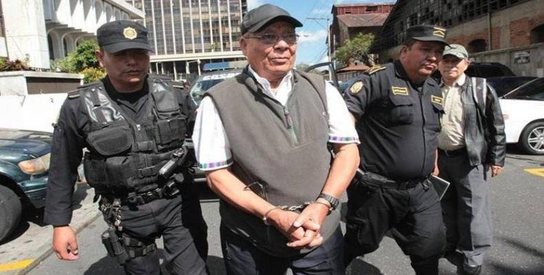 General retirado guatemalteco Manuel Benedicto Lucas García, acusado de participar en al menos 558 desapariciones forzadas. Foto/Diario Digital NUestro País General retirado guatemalteco Manuel Benedicto Lucas García, acusado de participar en al menos 558 desapariciones forzadas. Foto/Diario Digital NUestro País