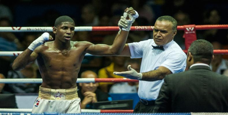 Le boxeur cubain Andy Cruz.