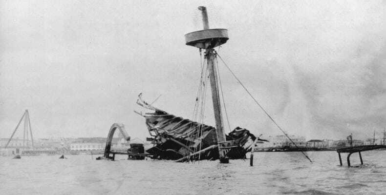 En la detonación murieron 254 hombres, más de la mitad de toda la tripulación de la nave. Foto: Archivo ACN