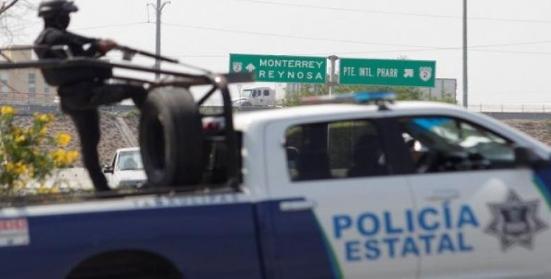 A checkpoint on the outskirts of Reynosa, in the northern border state of Tamaulipas, Mexico, April 2018.    Photo: Reuters