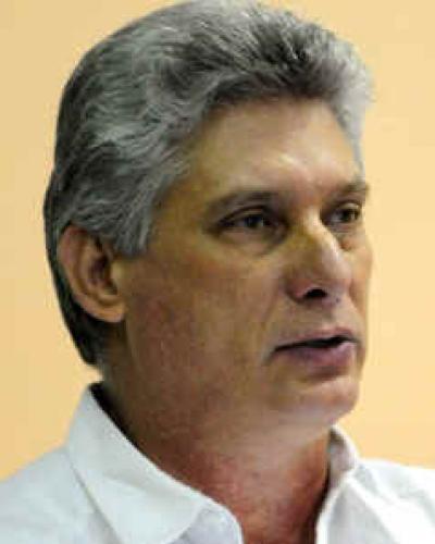 Presidente de los Consejos de Estados y de Ministros de Cuba Miguel Díaz-Canel Bermúdez