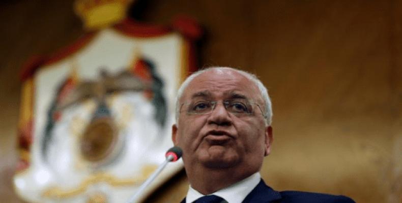 Palestinian Authority official Saeb Erekat (Photo: AP)