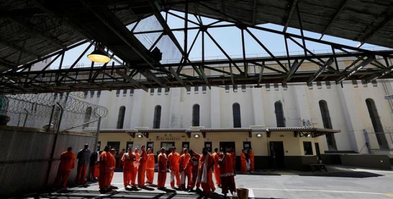 Prisoners at San Quentin in California. The strike is being largely organized by prisoners themselves.  Photo: AP