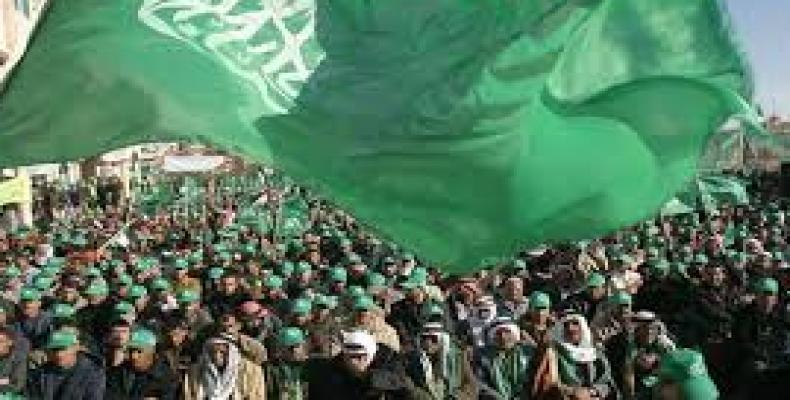 Hamas rally in Gaza. File Photo