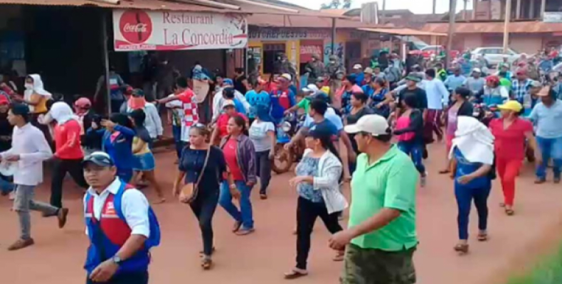 Protests in the Riberalta region, Beni.  (Photo: Office of the Ombudsman of the Plurinational State of Bolivia)