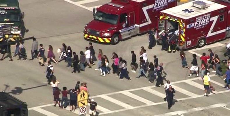 Van 18 incidentes con armas de fuego en centros educativos en 2018. Foto/Univisión.