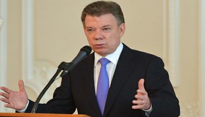 El presidente Santos manifiesta optimismo sobre la posibilidad de encauzar un acuerdo de paz en su país. Foto: Archivo