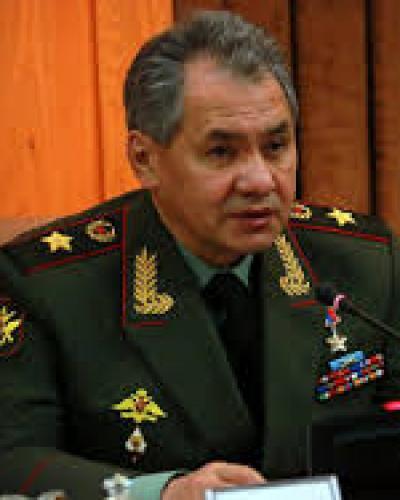 Ministro da Defesa, Serguei Shoigu.