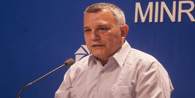 Antonio Israel Ybarra, Secretary of the Cuban National Commission on Drugs. Photo: PL