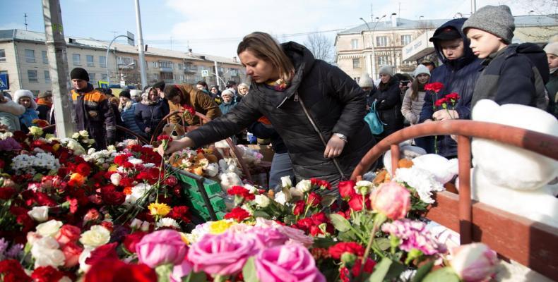Varios líderes del mundo han transmitido su solidaridad a familiares de las víctimas y el pueblo ruso por el voraz incendio que ha ocasionado decenas de muertos