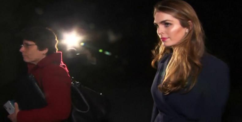 Hope Hicks announced she plans to step down.  Photo: AP