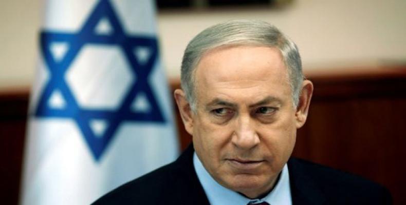 Primer ministro en funciones de Israel, Benjamín Netanyahu,